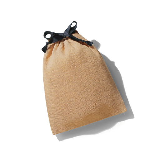 【KD-243001】 ジュート&コットン巾着(S)