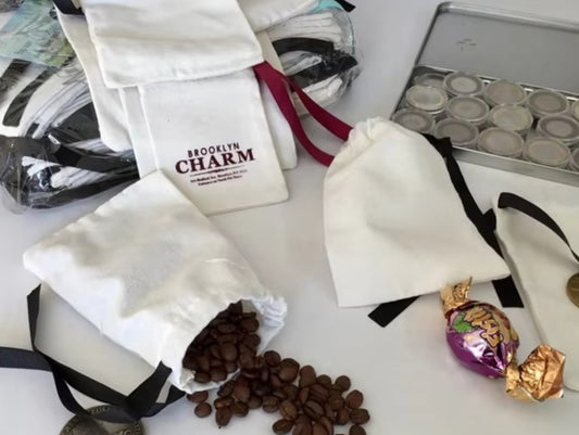 【KR573】4size コットンリボン ミニ巾着