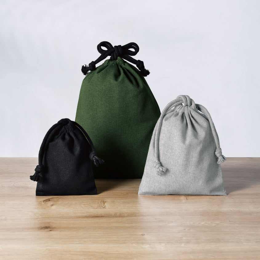 【KD-253361】 スフィア・リサイクルコットン巾着（XS）