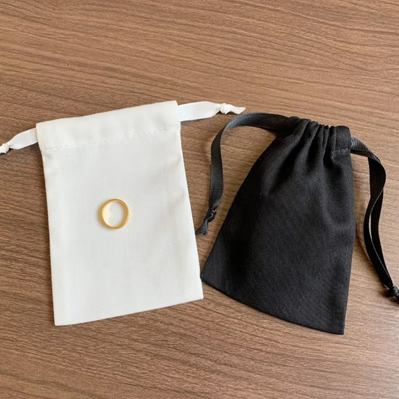 【OT521】 コットンギフトバッグ巾着 2colors