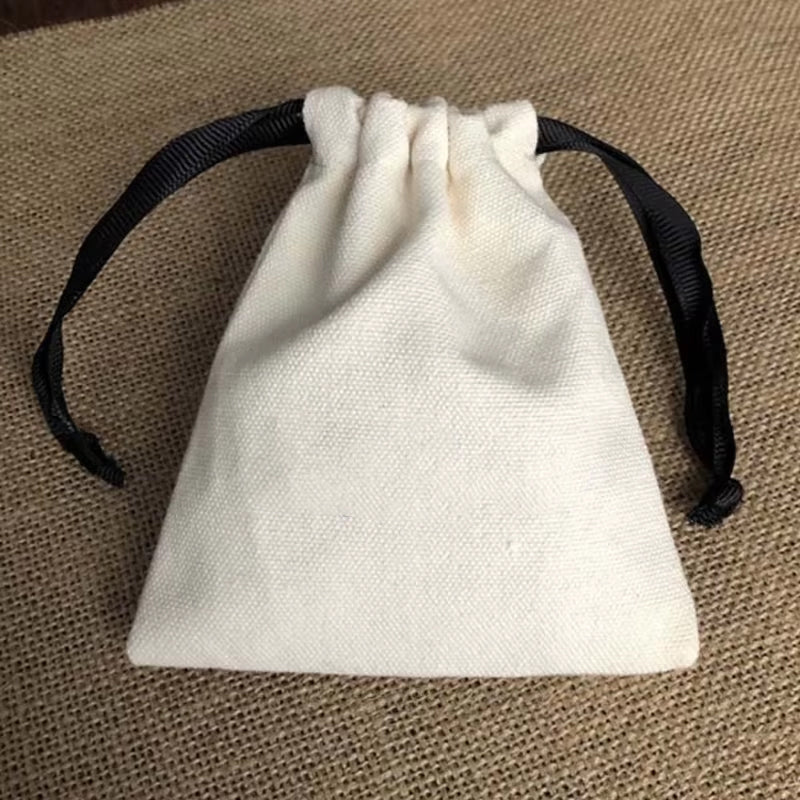 【OT521】 コットンギフトバッグ巾着 2colors