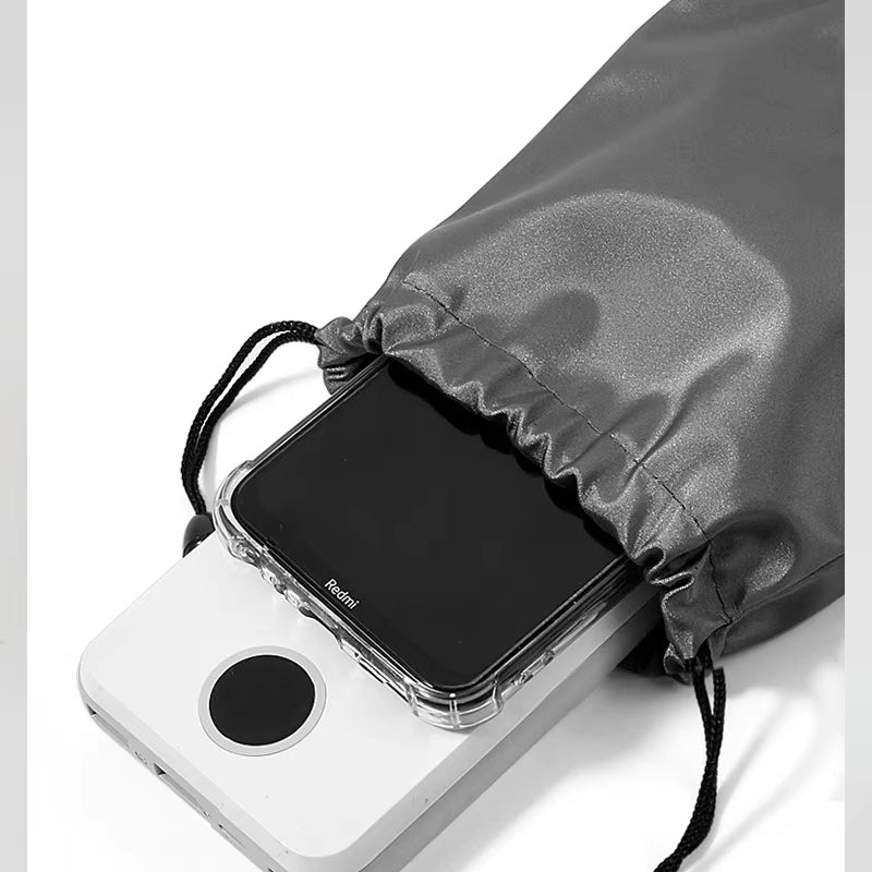 【OT638】　防水グレー巾着