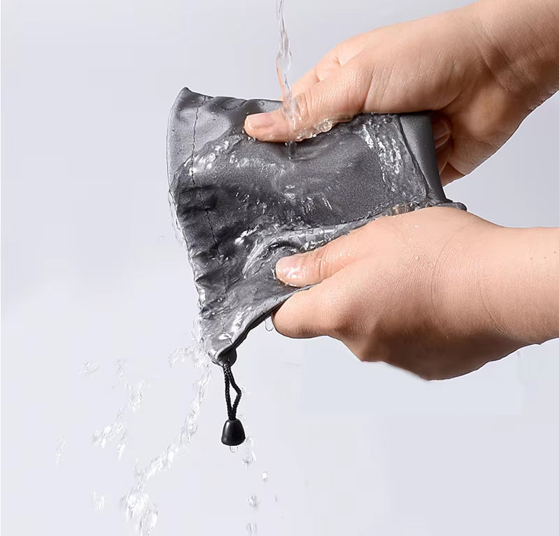 【OT638】　防水グレー巾着