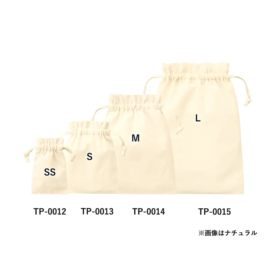【TP-0012】 厚手コットンフリル巾着（SS）