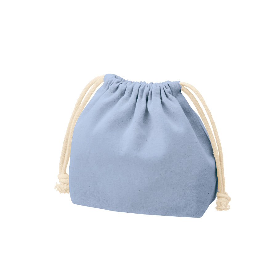 【TP-0016】厚手コットンポーチ巾着（S）