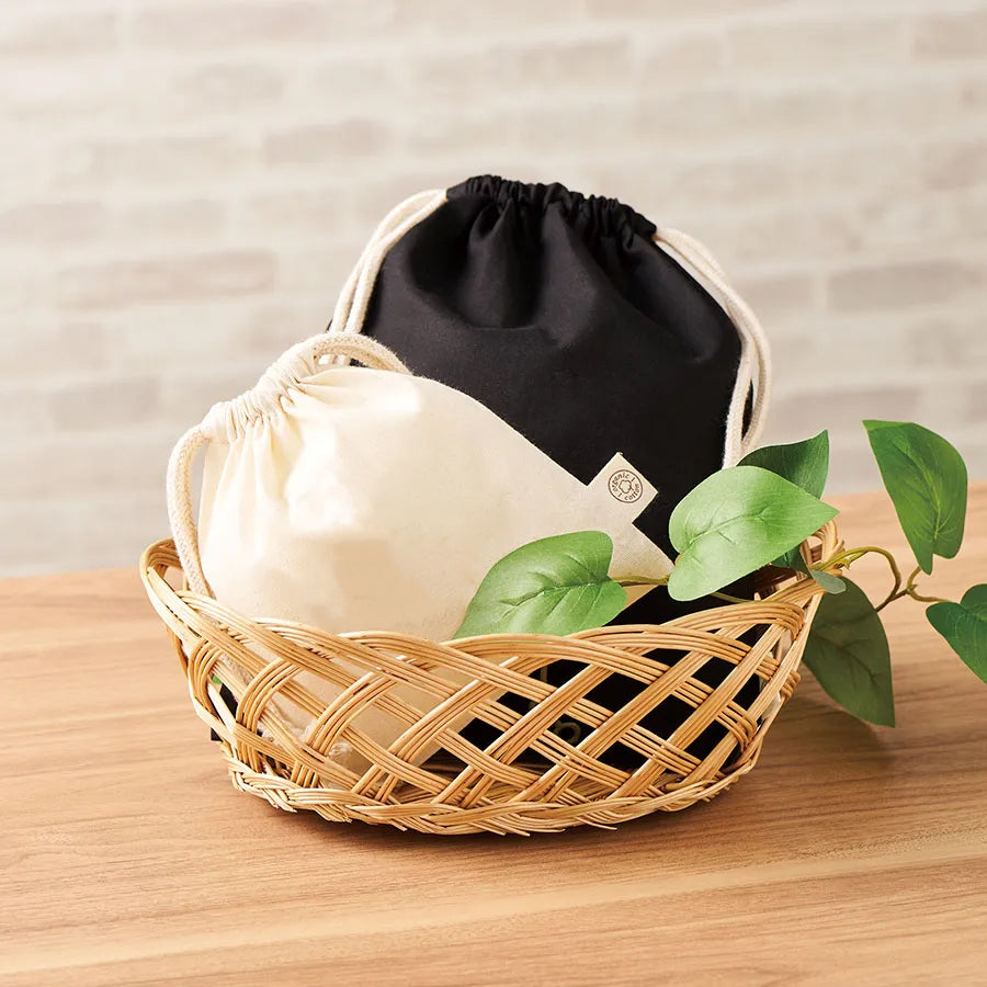 【TR-1283】 オーガニックコットン巾着（S）