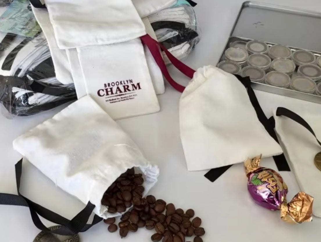 【KR573】4size コットンリボン ミニ巾着